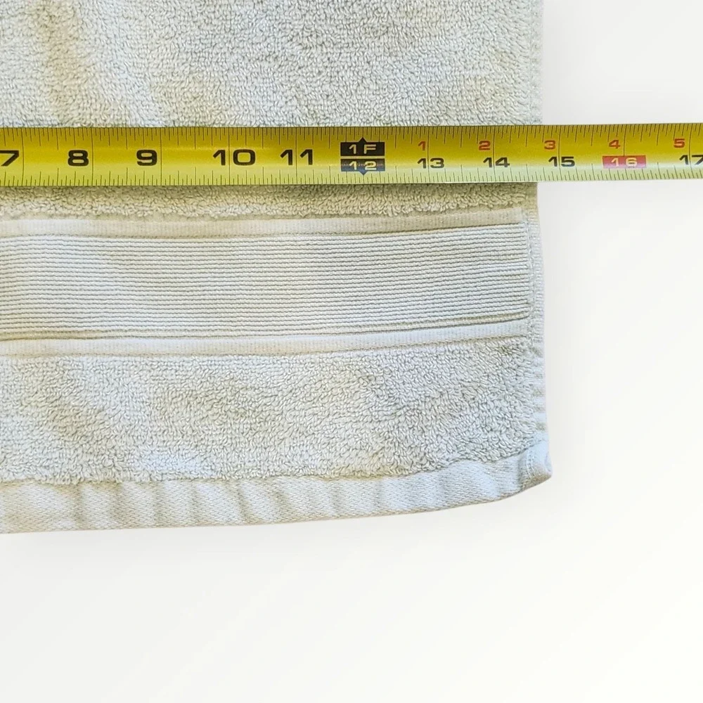 Lauren Ralph Lauren Hand Towel Set Mint Green Cotton Ribbed 4pc Designer Coastal